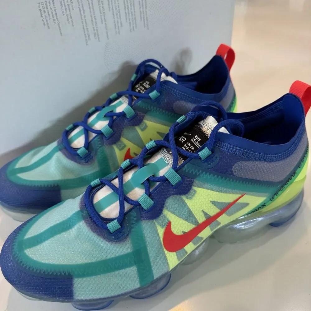 Brand New - RARE Nike Air VaporMax 2019 Blue Volt Mens size 10 Fast Ship